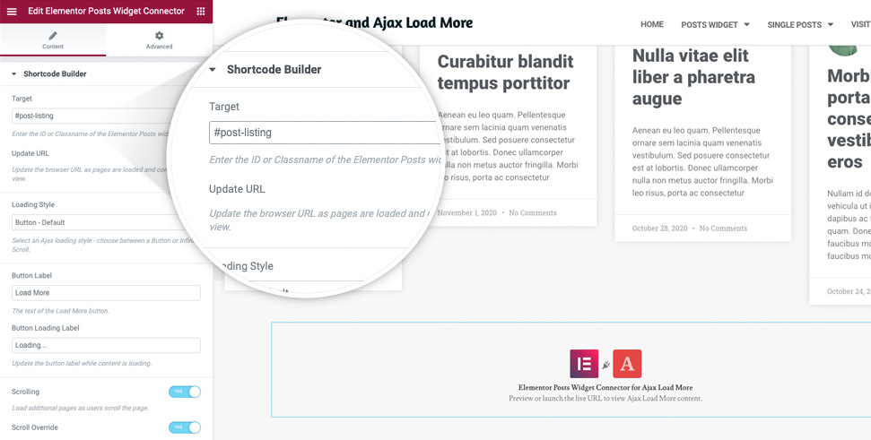 Elementor Post Widget Infinite Scrolling | Add-ons | Ajax Load More